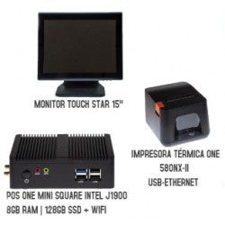 KIT ONE (MONITOR TOUCH+COMPUTADOR+IMPRESOR+GAVETA DE DINERO)